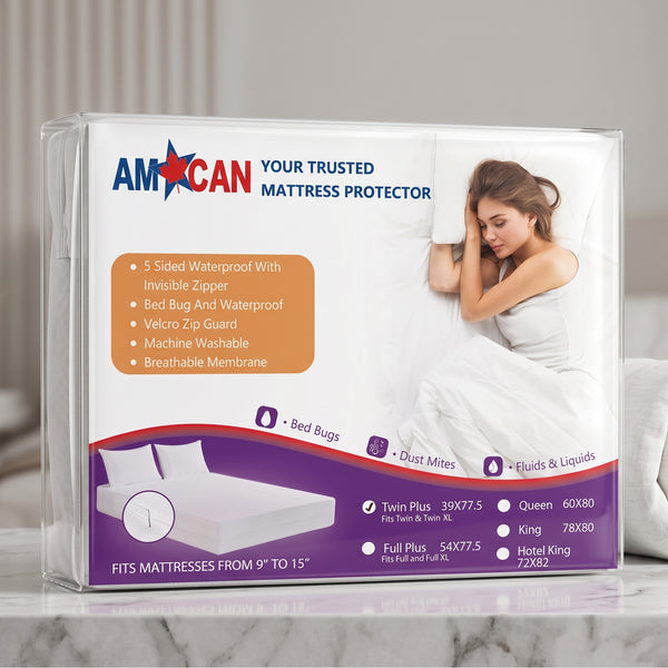 Twin Extra Long - Hybrid Zippered Mattress Covers (39x77.5)