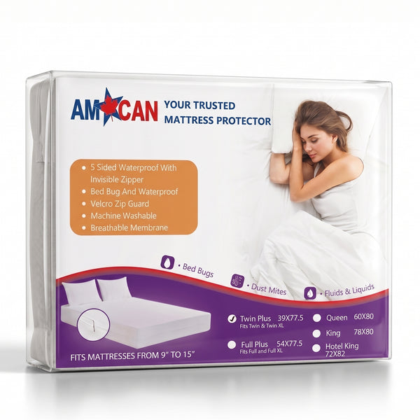 Twin Extra Long - Hybrid Zippered Mattress Covers (39x77.5)