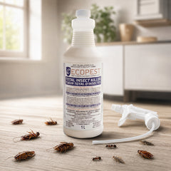 ECOPEST - Bed Bug, Cockroach, Ants TOTAL INSECT KILLER - 1L – Spiders, Plant Bugs and much more