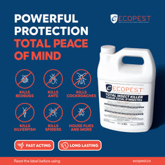 ECOPEST TOTAL INSECT KILLER -3.78L with SPRAYER