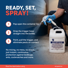 ECOPEST TOTAL INSECT KILLER -3.78L with SPRAYER